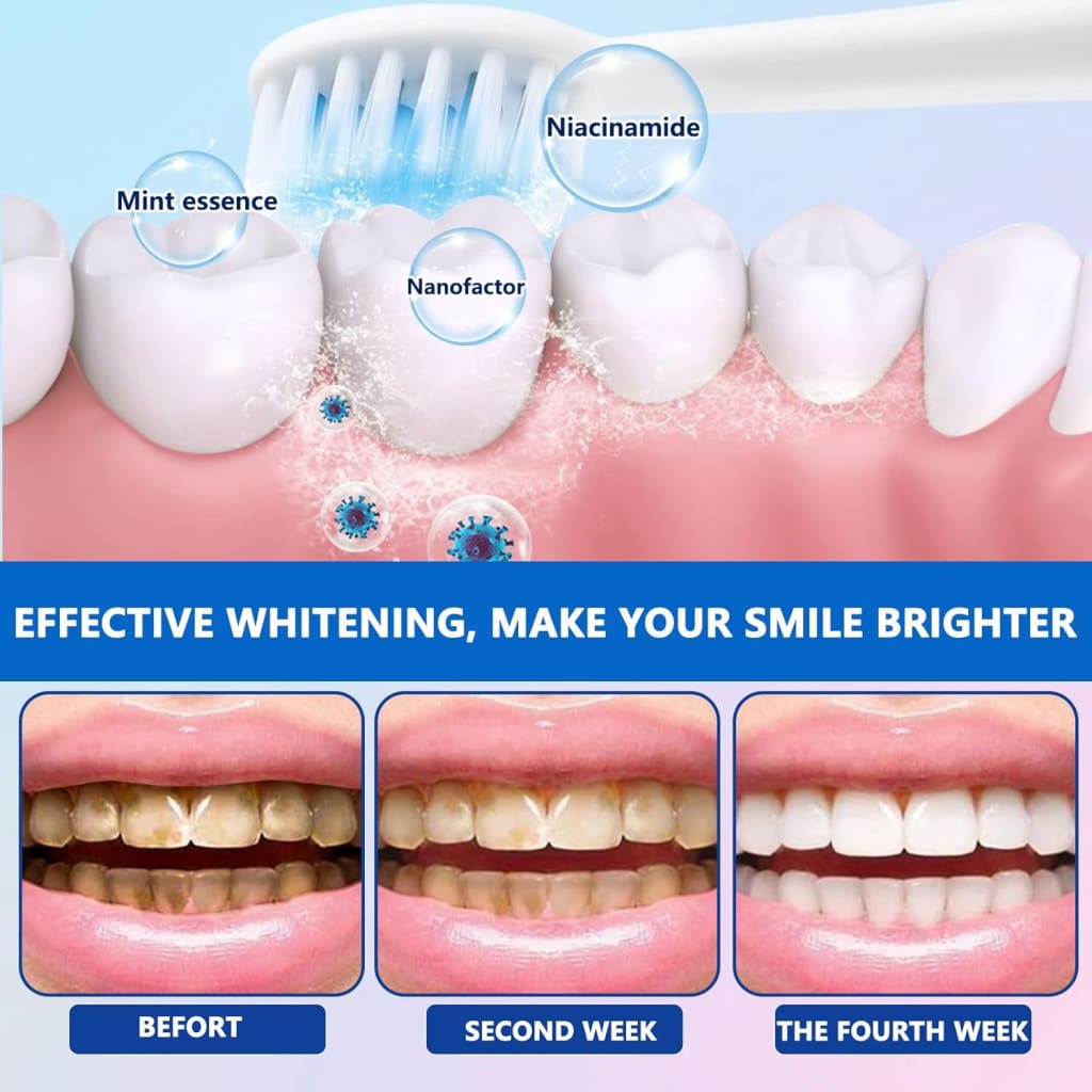Niacinamide Whitening Toothpaste ( Buy 1 Get 1 Free )